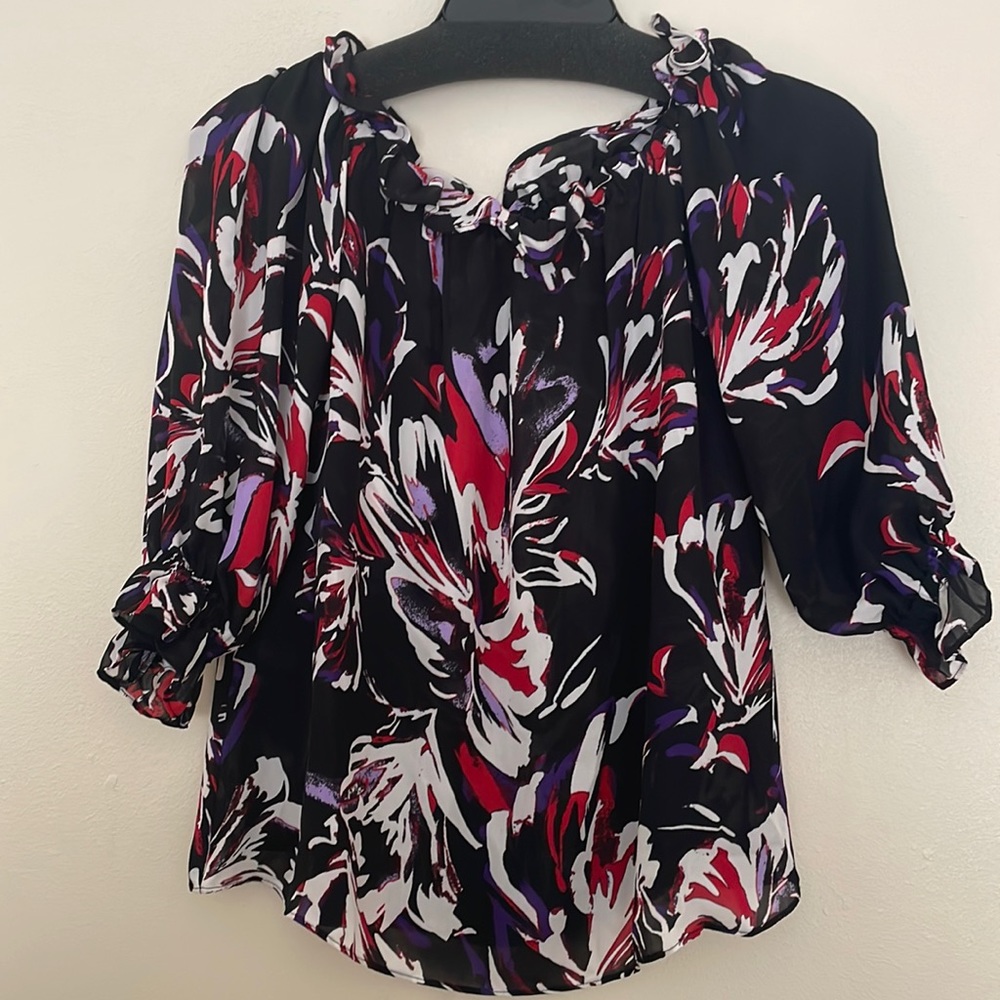 Black Waterlily Blouse by Parker